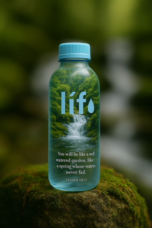 Planted by Living Water 💧 | A Seed of Scripture in Every Sip